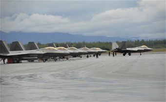 F-22s deploy to the Pacific
